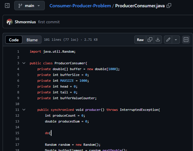 Java code